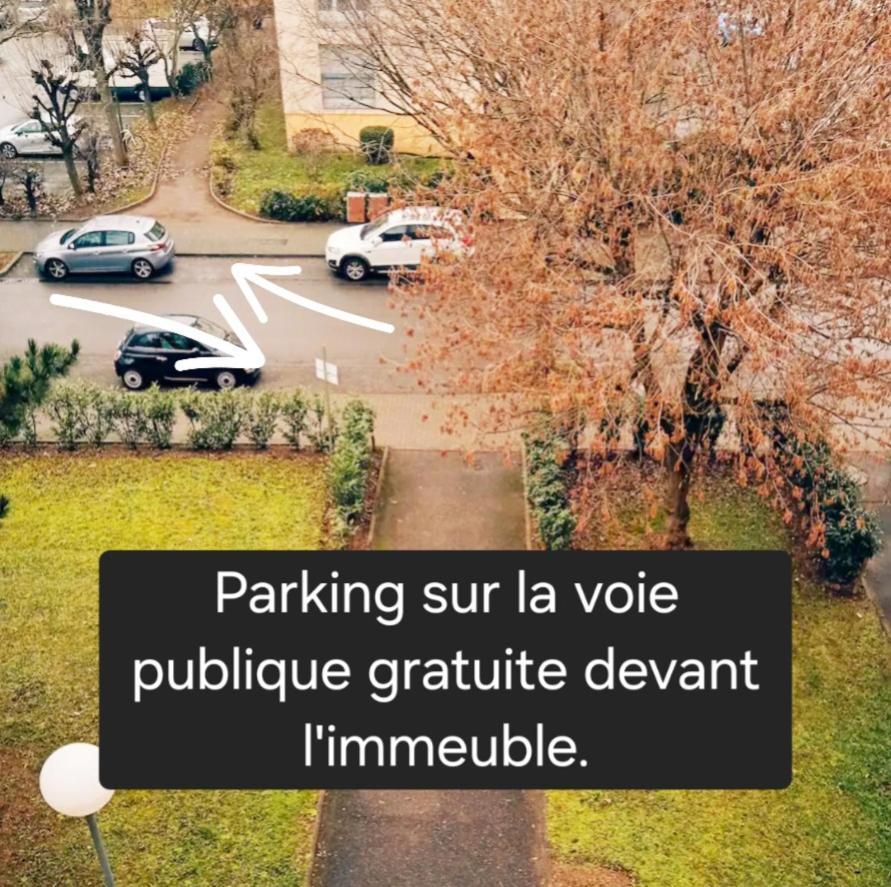 Logement Dans Residence - A 10 Km Du Centre Ville Et A 5 Minute Du Parlement Europeen Avec Parking Gratuit Hoenheim Eksteriør billede